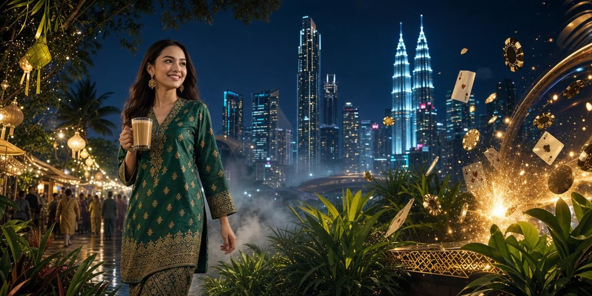 Permainan poker Hari Raya di Kuala Lumpur bersama duitnow668